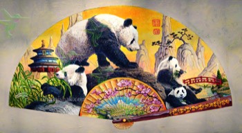 384 Panda Fan Elegances 